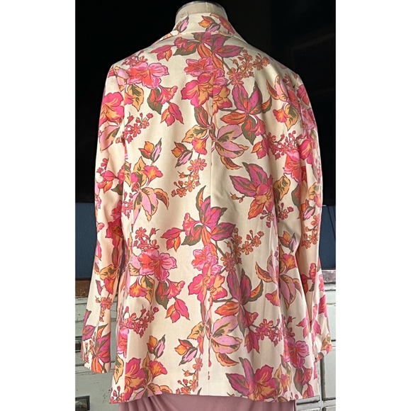 Anthropologie Dolan Floral Blazer 1X - Picture 8 of 12